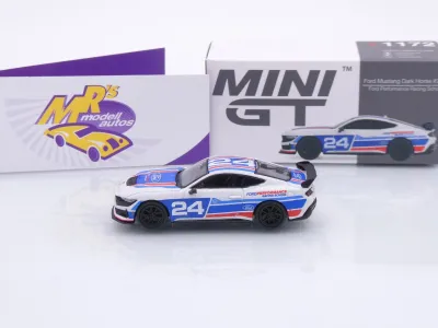 Preview: TSM MINI GT MGT01172-L # Ford Mustang Dark Horse LHD " Performance Racing " 1:64