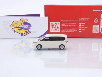Preview: Herpa 098977 # VW Volkswagen T7 Multivan Baujahr 2022 elfenbein " Taxi " 1:87