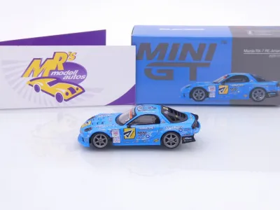 Preview: TSM MINI GT MGT01195-R # Mazda RX-7 RE-Amemiya RHD " D1GP Drift Car 2025 " 1:64