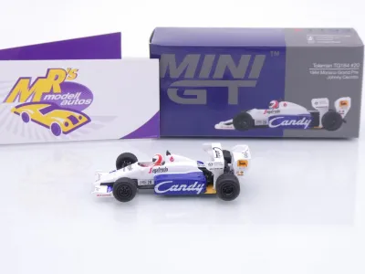 Preview: TSM Mini GT MGT01193-L # Toleman TG184 F1 #20 Monaco GP 1984 " Johnny Cecotto " 1:64