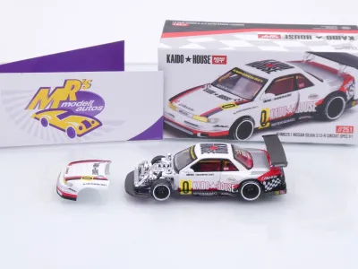 TSM MINI GT KHMG251 # Nissan Silvia S13-R " Kaido House - Circuit Spec V1 " 1:64