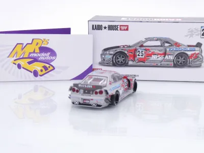 Preview: TSM MINI GT KHM197 # Nissan Skyline GT-R R34 " Kaido House Star Racing V1 " 1:64