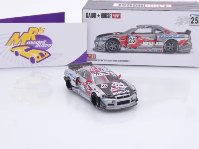 TSM MINI GT KHMG197 # Nissan Skyline GT-R R34 " Kaido House Star Racing V1 " 1:64