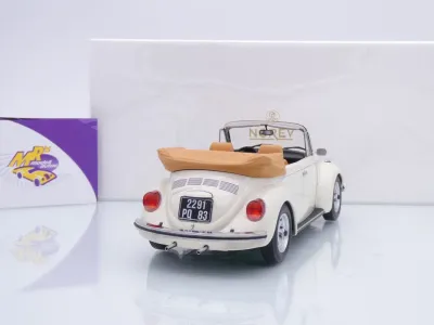 Preview: Norev 188535 # Volkswagen VW Käfer 1303 Cabrio Baujahr 1973 " cremeweiß " 1:18