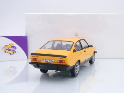 Preview: Norev 183659 # Opel Kadett C Rallye 2.0 E Baujahr 1977 " Brilliant Ochre / orange " 1:18