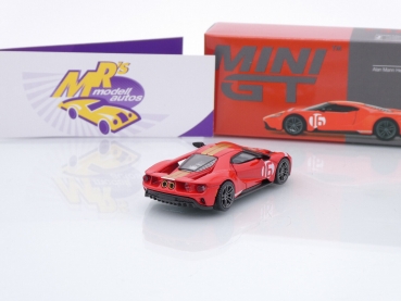 Preview: TSM MINI GT MGT00476-L # Ford GT Alan Mann #16 LHD " Heritage Edition rot " 1:64