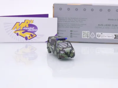 Preview: Herpa 700917 # Volkswagen VW T6.1 Bus " Feldjäger Flecktarn - Bundeswehr " 1:87