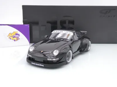 GT Spirit GT587 # Porsche 911 993 RWB Rauh Welt Baujahr 2012 " Black Aut " 1:18