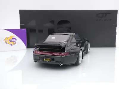 Preview: GT Spirit GT587 # Porsche 911 993 RWB Rauh Welt Baujahr 2012 " Black Aut " 1:18