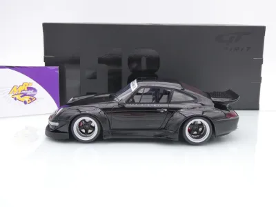 Preview: GT Spirit GT587 # Porsche 911 993 RWB Rauh Welt Baujahr 2012 " Black Aut " 1:18