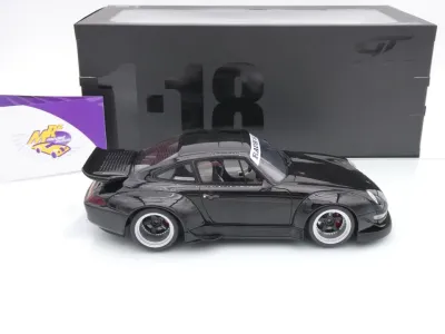 Preview: GT Spirit GT587 # Porsche 911 993 RWB Rauh Welt Baujahr 2012 " Black Aut " 1:18