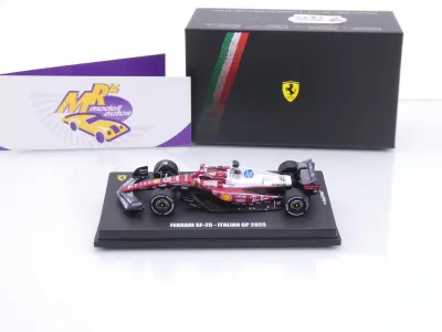 Preview: Look Smart LS64026 # Ferrari SF-25 F1 #16 4th Italien GP 2025 " Charles Leclerc " 1:64