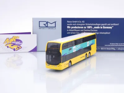 Rietze 78035 # Alexander Dennis Enviro 500 Doppeldeckerbus BVG - FOM Schule 1:87