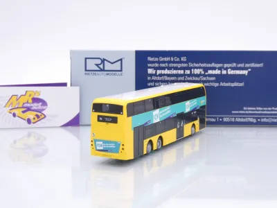 Preview: Rietze 78035 # Alexander Dennis Enviro 500 Doppeldeckerbus BVG - FOM Schule 1:87
