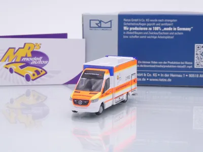 Rietze 76096 # Mercedes WAS RTW " Rettungsdienst DRK Altenkirchen-Hamm " 1:87