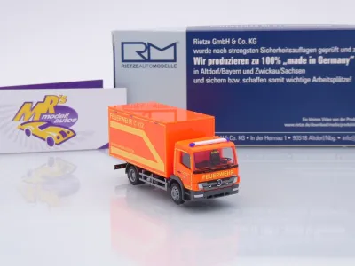 Preview: Rietze 72514 # Mercedes-Benz Atego Koffer-LKW " Feuerwehr Kronshagen GW-L " 1:87