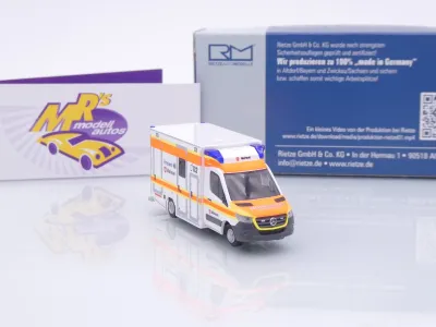 Preview: Rietze 76098 # Mercedes-Benz GSF RTW " Rettungsdienst Malteser Emsland " 1:87