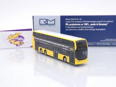 Preview: Rietze 78034 # Alexander Dennis Enviro 500 Doppeldeckerbus " BVG - Schaubühne " 1:87