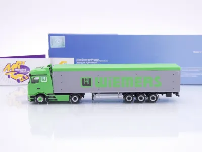 Preview: Herpa 961820 # Mercedes Actros Schubboden-SZ " Wiemers / Intermodellbau " 1:87