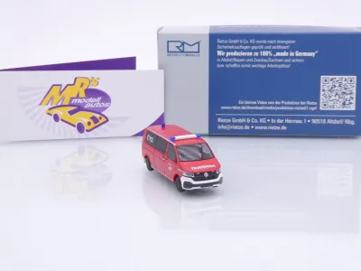 Preview: Rietze 53970 # Volkswagen VW T6 Bus " BASF Rettungsdienst Münster " 1:87