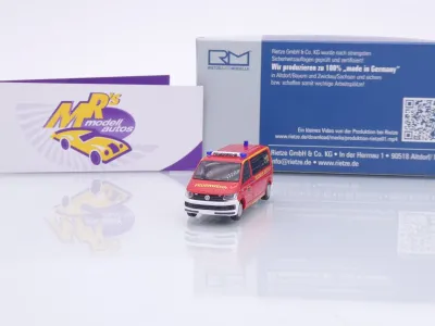 Rietze 53850 # Volkswagen VW T6 Bus Einsatzwagen " Feuerwehr Bretzfeld " 1:87