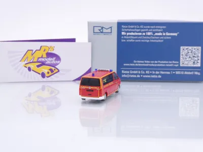 Preview: Rietze 53850 # Volkswagen VW T6 Bus Einsatzwagen " Feuerwehr Bretzfeld " 1:87
