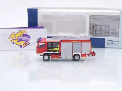 Preview: Rietze 72989 # MAN HLF Schlingmann Varus " Feuerwehr Vorführdesign 112 " 1:87