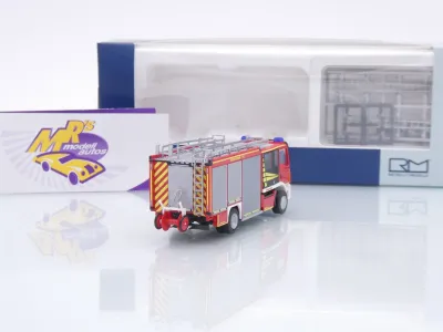 Preview: Rietze 72989 # MAN HLF Schlingmann Varus " Feuerwehr Vorführdesign 112 " 1:87
