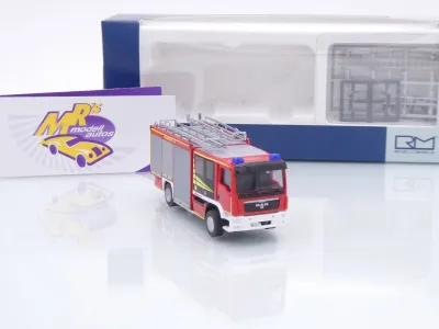 Preview: Rietze 72989 # MAN HLF Schlingmann Varus " Feuerwehr Vorführdesign 112 " 1:87