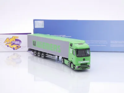 Preview: Herpa 961820 # Mercedes Actros Schubboden-SZ " Wiemers / Intermodellbau " 1:87