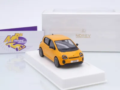 Preview: Norev 517425 # Renault Twingo E-Tech 100% Electric Baujahr 2026 " orange ( Mango Yellow ) " 1:43