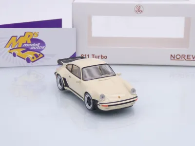 Preview: Norev 750071 # Porsche 911 (930) Turbo Baujahr 1978 " Elfenbein " 1:43