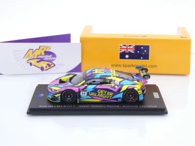 Preview: Spark AS086 # Audi R8 LMS GT3 12h Bathurst 2025 " Geyer Valmont Racing " 1:43