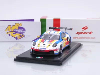 Spark SI040 # Porsche 911 GT3 Carrera Cup Italien Champion 2025 " Keagan Masters " 1:43