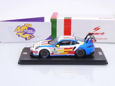 Preview: Spark SI040 # Porsche 911 GT3 Carrera Cup Italien Champion 2025 " Keagan Masters " 1:43
