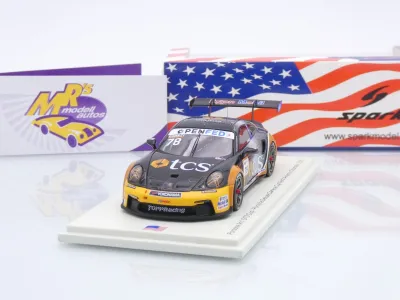 Spark US460 # Porsche 911 GT3 #78 Carrera Cup USA Champion 2025 " Ryan Yardley " 1:43