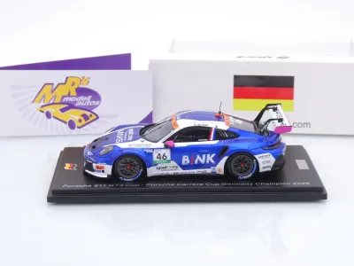 Preview: Spark SG464 # Porsche 911 GT3 #46 Cup Deutschland Champion 2025 " Robert de Haan " 1:43