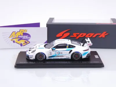 Preview: Spark S6341 # Porsche 911 GT3 #14 Cup Skandinavien Champion 2025 " Daniel Roos " 1:43