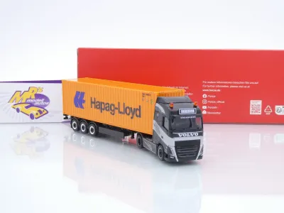 Preview: Herpa 320382 # Volvo FH GL Container-Sattelzug " Patrick Heim Hapag Lloyd " 1:87