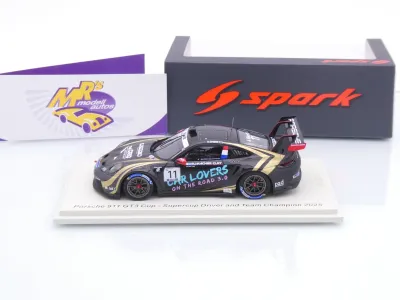 Preview: Spark S6339 # Porsche 911 GT3 Cup #11 Supercup Champion 2025 " Alessandro Ghiretti " 1:43