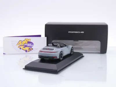 Preview: Minichamps WAP0200240SCPE # Porsche 911 992 Carrera 4S Cabrio 2024 " graugrün ( Shadegreenmetallic ) " 1:43