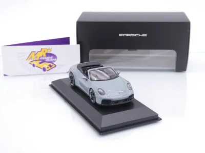 Preview: Minichamps WAP0200240SCPE # Porsche 911 992 Carrera 4S Cabrio 2024 " graugrün ( Shadegreenmetallic ) " 1:43