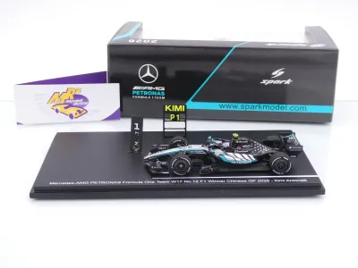 Preview: Spark S9381 # Mercedes-AMG W17 F1 #12 Win China GP 2026 " Kimi Antonelli " 1:43