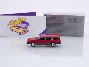Preview: Minichamps 870171711 # Volvo 740GL Break Baujahr 1986 " dunkelrot " 1:87