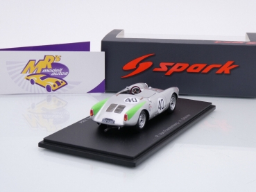 Preview: Spark S9709 # Porsche 550 Nr.40 24h Le Mans 1954 " Frankenberg - Glöckler " 1:43