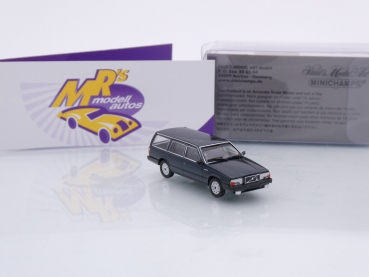 Preview: Minichamps 870171712 # Volvo 740GL Break Baujahr 1986 " dunkelgrünmetallic " 1:87