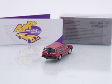 Preview: Minichamps 870171711 # Volvo 740GL Break Baujahr 1986 " dunkelrot " 1:87