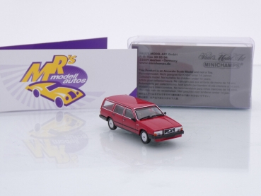 Preview: Minichamps 870171711 # Volvo 740GL Break Baujahr 1986 " dunkelrot " 1:87