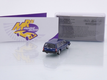 Preview: Minichamps 870171710 # Volvo 740GL Break Baujahr 1986 " dunkelblaumetallic " 1:87