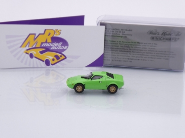 Preview: Minichamps 870125024 # Lancia Stratos Sportwagen Baujahr 1974 " hellgrün " 1:87